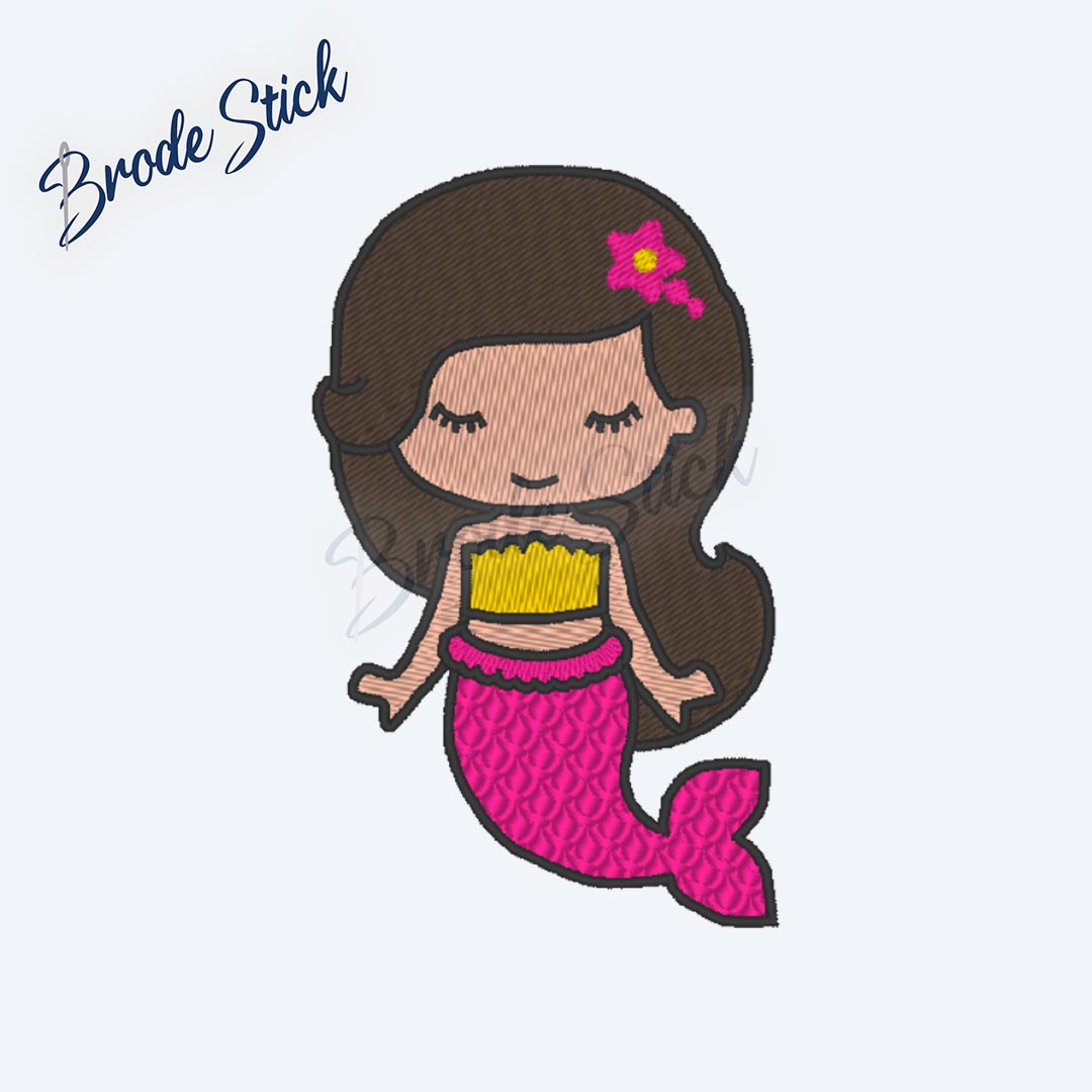 Petite sirène imaginaire, thème contes et légendes.