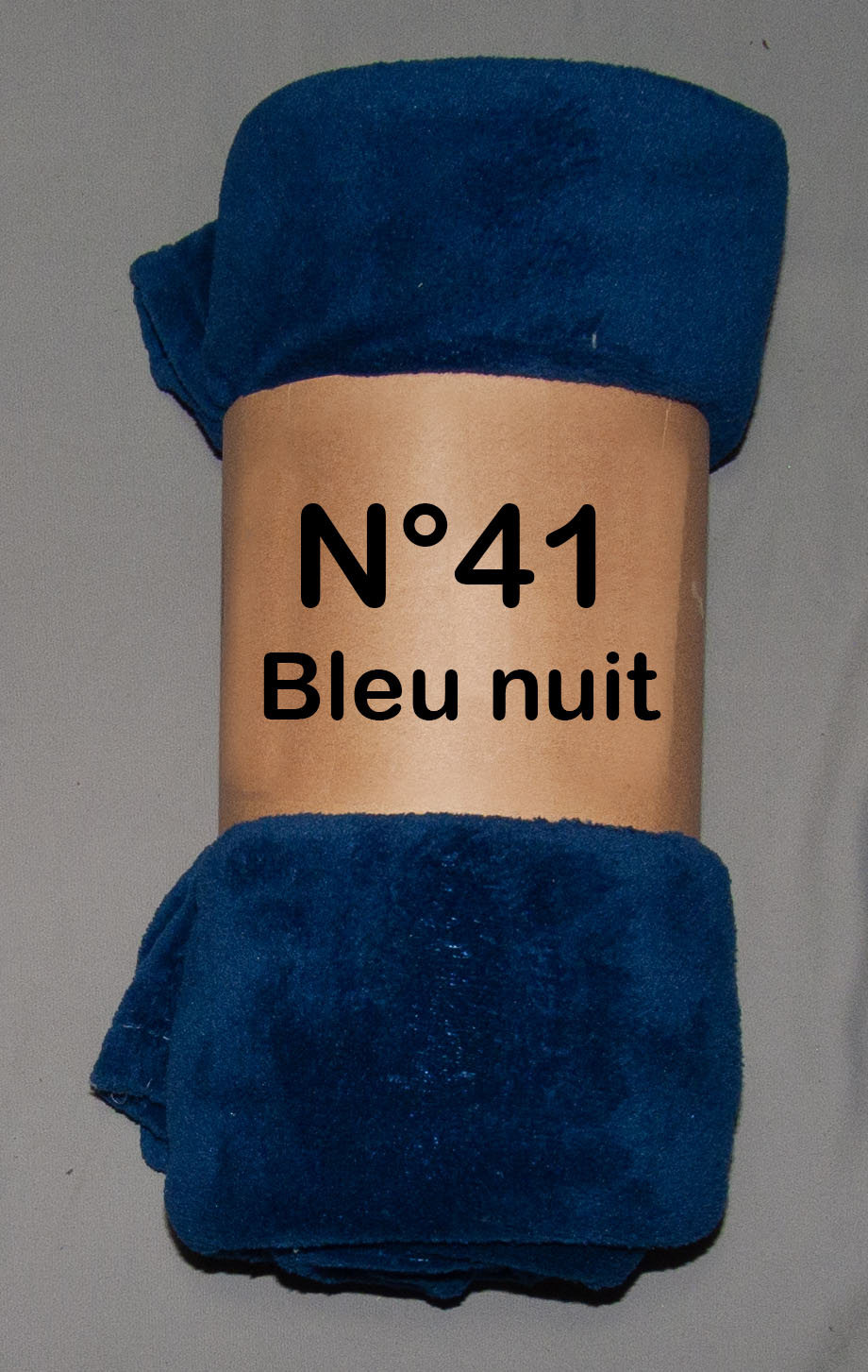 Plaid bleu nuit référence 41