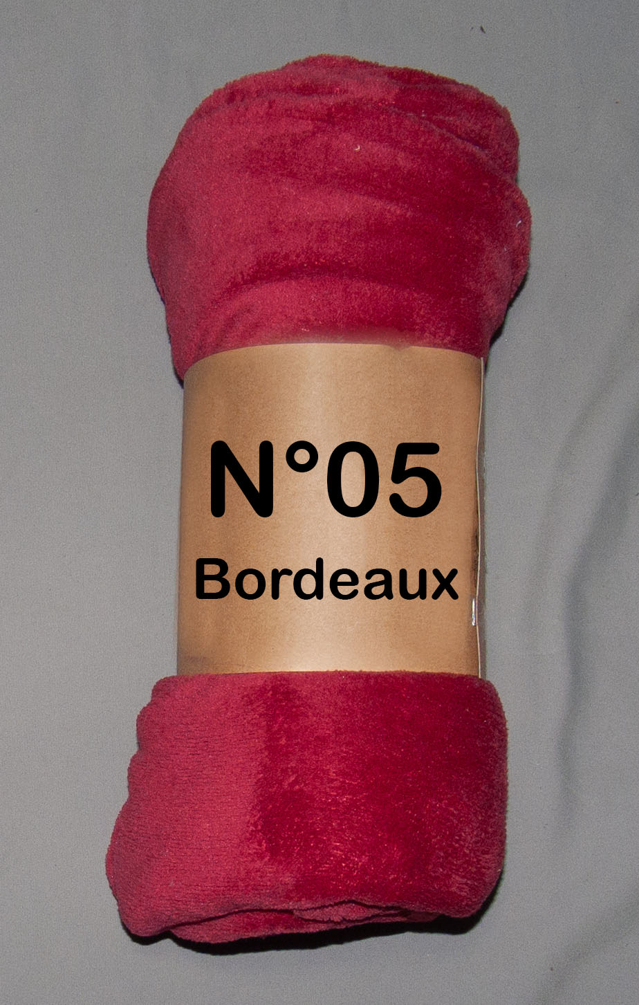 Plaid bordeaux référence 05