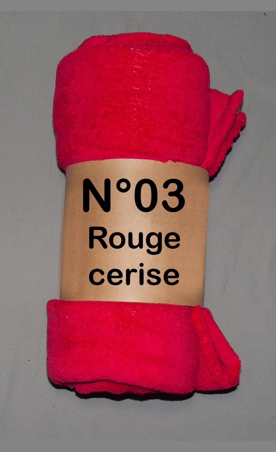 Plaid rouge cerise référence 03