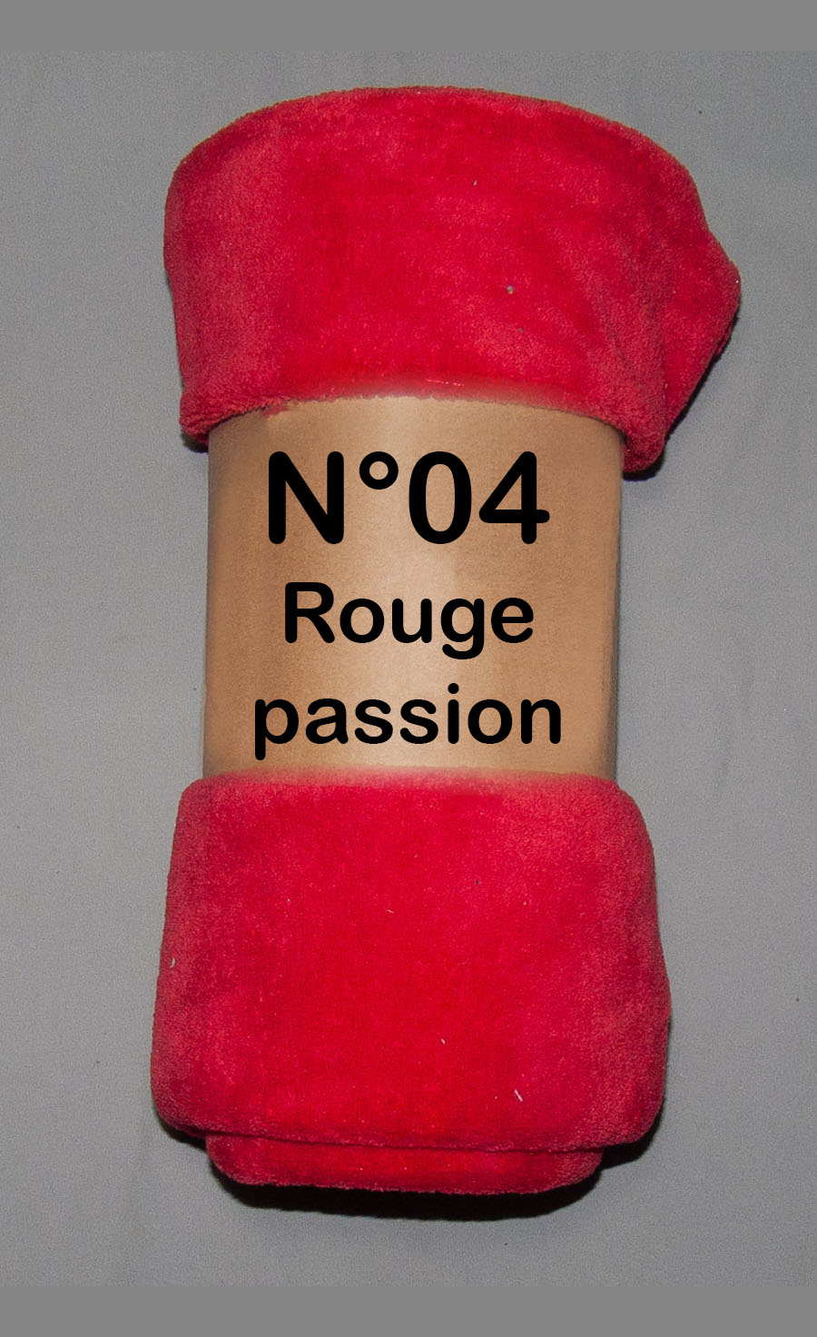 Plaid rouge passion référence 04