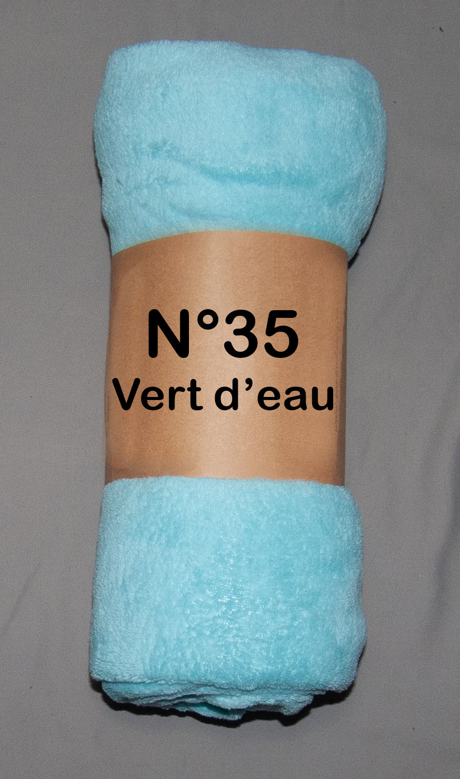 Plaid vert d'eau référence 35