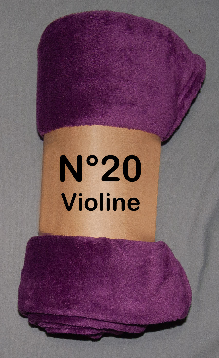 Plaid violine référence 20